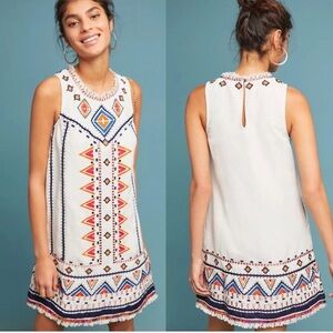 Anthropologie Akemi+Kin: Reagan Embroidered Shift Dress